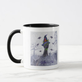 Taza Diseño temático de góticos gatos