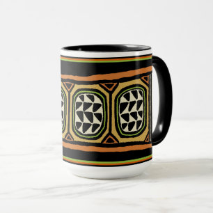 Taza Diseño textil kuba africano