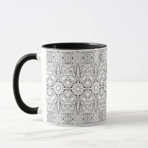 Taza Diseño tribal de Zendoodle