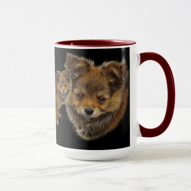 Taza Diseños de perros para amantes del Mascota (Derecha)