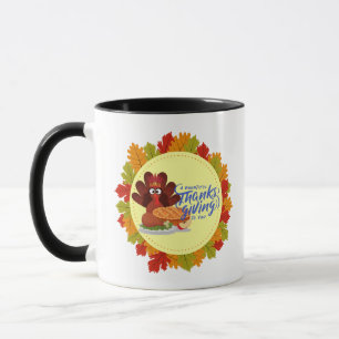 Taza Diseños del Día de Acción de Gracias