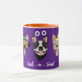 Taza Disfraces de Halloween en Bulldog francés