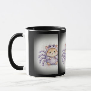 Taza Disfraz de hámster araña lindo