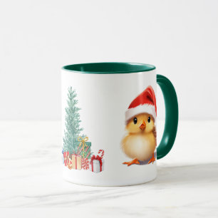 Taza Disfraz de Navidad de Santa de animal ave de safar