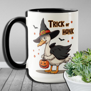 Taza Disfraz de pato divertido y extravagante de Hallow