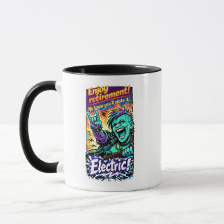 Taza ¡Disfruta la jubilación eléctrica!
