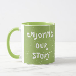 Taza Disfrutando de nuestra historia Punto Blanco Cute