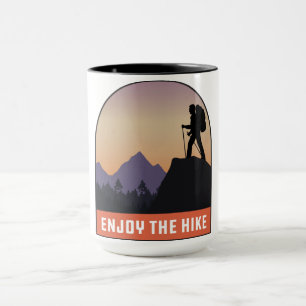 Taza Disfrute De La Excursión Graciosa De Caminatas Gu