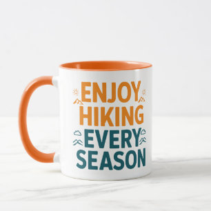 Taza Disfrute de senderismo cada temporada