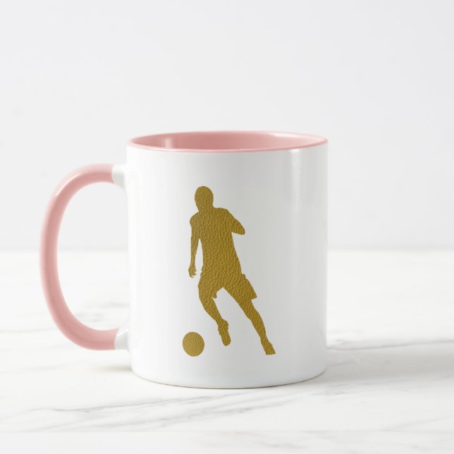 Taza Disparador de fútbol | Guay Golden Leather Look (Izquierda)
