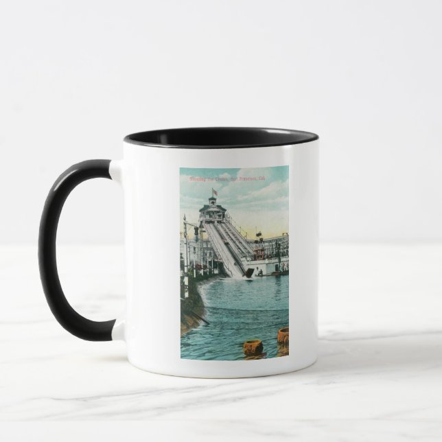 Taza Disparando a los Chutes (Izquierda)
