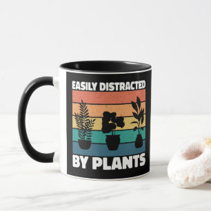 Taza Distraído Fácilmente Por Las Plantas Amantes De Lo