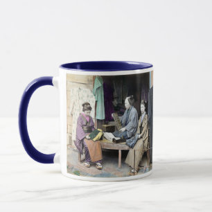 Taza Distribuidor de tela de Japón 1870