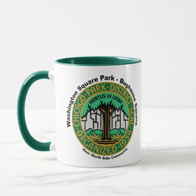 Taza Distrito de Parques de Chicago, Parque Washington  (Izquierda)