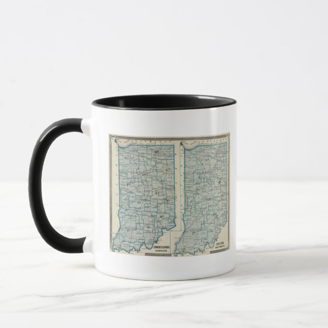 Taza Distritos judiciales Indiana (Izquierda)