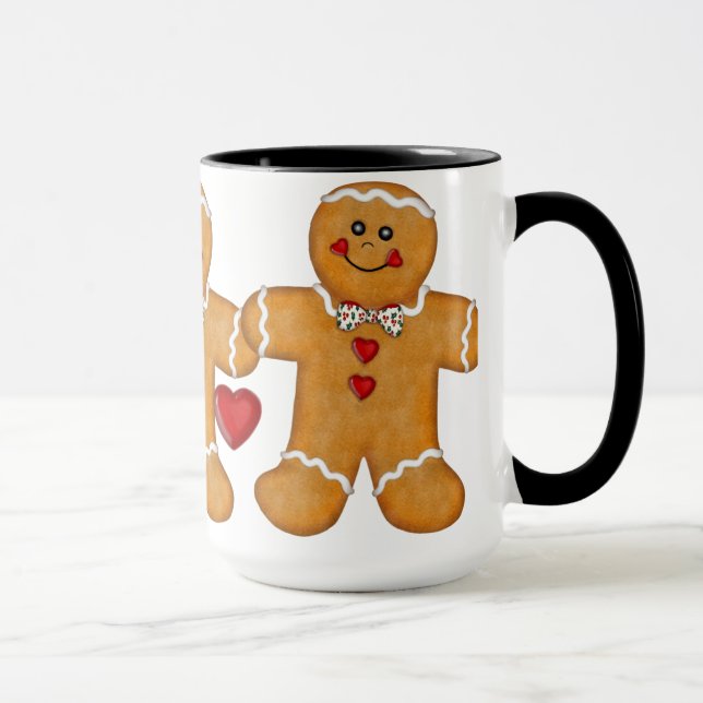 Taza Diversión al pan de jengibre - Hombre (Derecha)