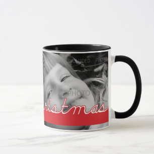 Taza Diversión blanca roja del día de fiesta de la fo