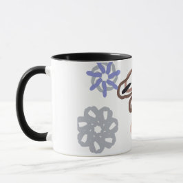 Taza Diversión de llama en invierno