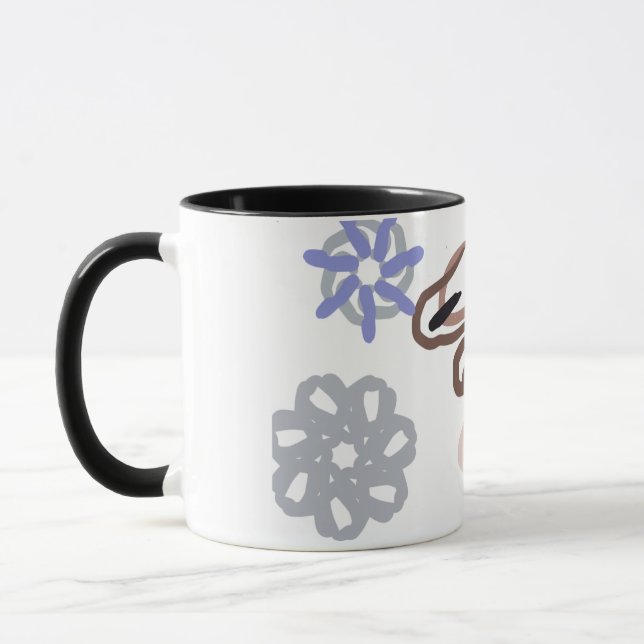 Taza Diversión de llama en invierno (Izquierda)
