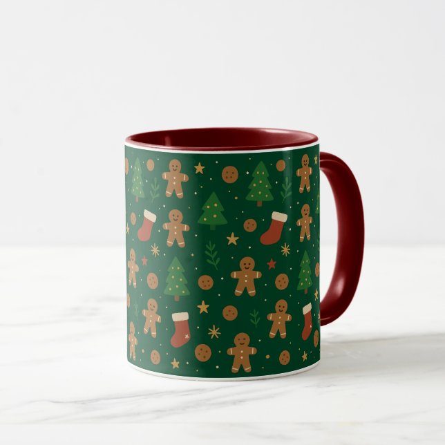 Taza Diversión de Navidad con Pan de Jengibre (Anverso derecho)
