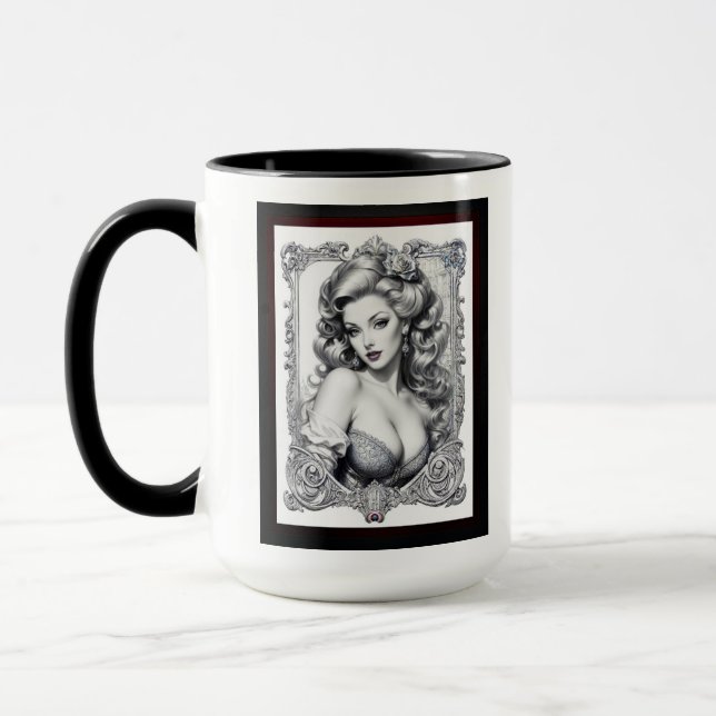 Taza Diversión es mi nombre medio, AI Concept Art de Xz (Izquierda)