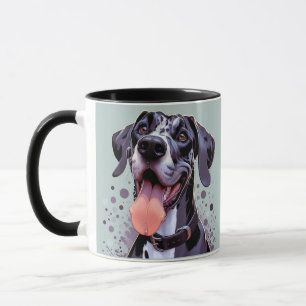 Taza Diversión feliz, gran perro Mascota animal