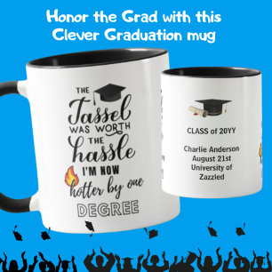 Taza DIVERSIÓN Graduación Personalizada Graduada Oferta