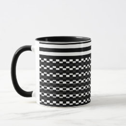 Taza Diversión y Bonito Negro y Blanco