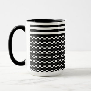 Taza Diversión y Bonito Negro y Blanco