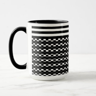 Taza Diversión y Bonito Negro y Blanco