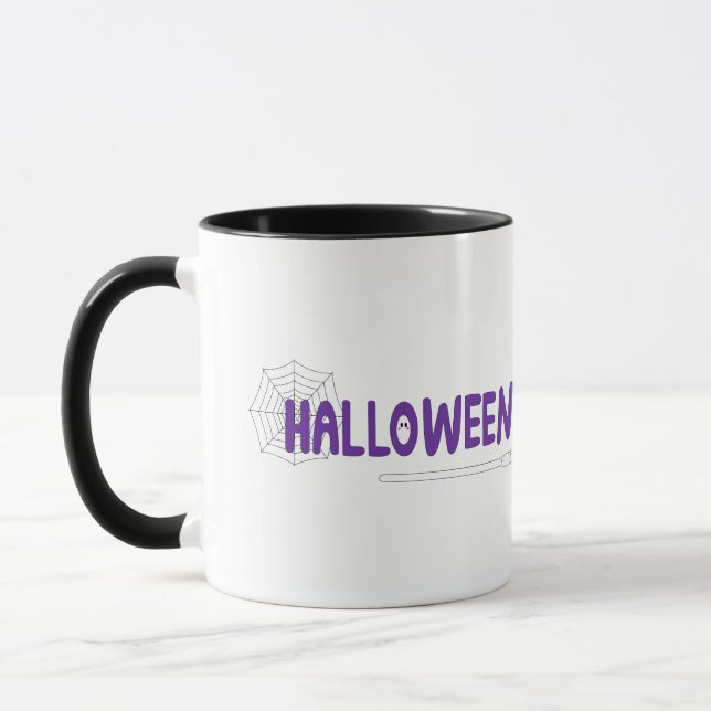 Taza Diversión y fantasía de Halloween con baño (Izquierda)