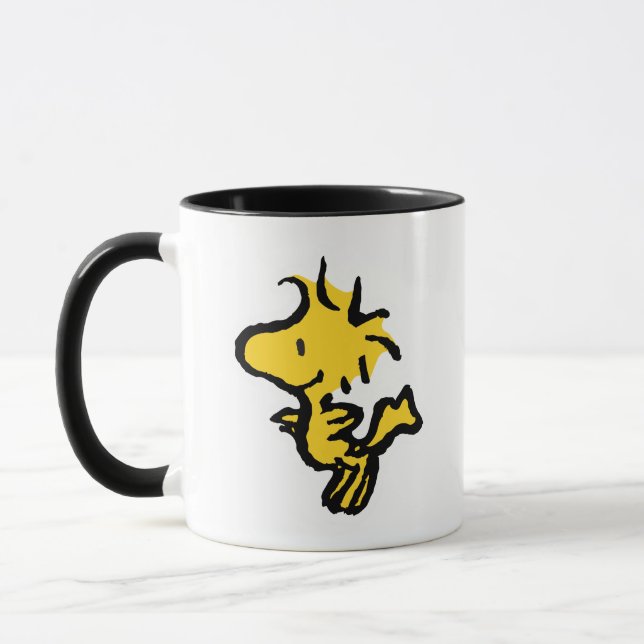 Taza Diversión y flores de Snoopy & Woodstock (Izquierda)