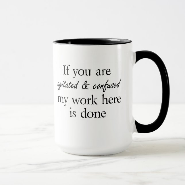 Taza Diversos dichos del jefe de la oficina cita regalo (Derecha)