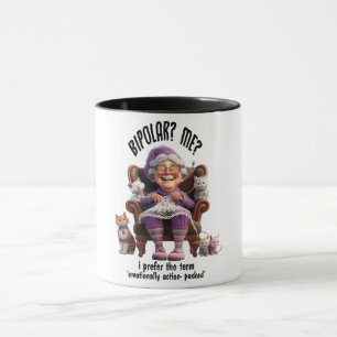 Taza Divertida anciana
