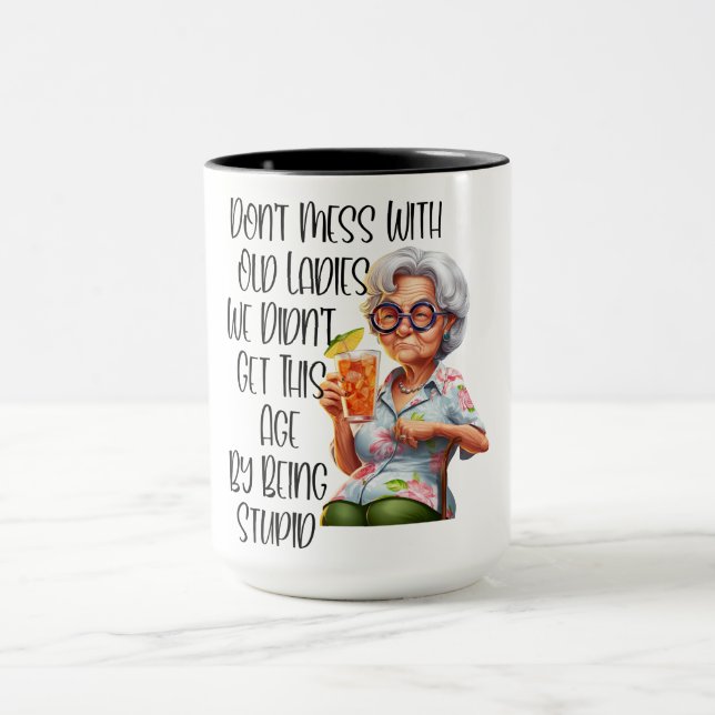 Taza Divertida anciana (Centro)