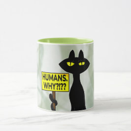 Taza divertida Bad Boogie - Humanos. ¿Por qué? car
