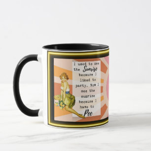 Taza Divertida Café Regalo Mejor Amiga "Amanecer"