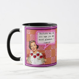 Taza Divertida Café Regalo Mejor Amiga "Gafas"