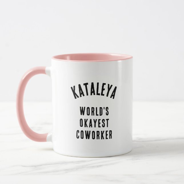 Taza divertida con texto personalizado del compañe (Izquierda)