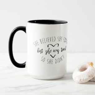 Taza Divertida Creía Que Podía Cansada