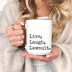 Taza divertida de abogado para él o ella, Taza leg