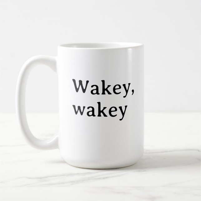 Taza divertida de café o té (Izquierda)