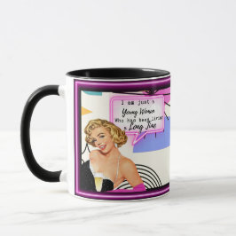 Taza divertida de café, regalo para mejor amiga "J
