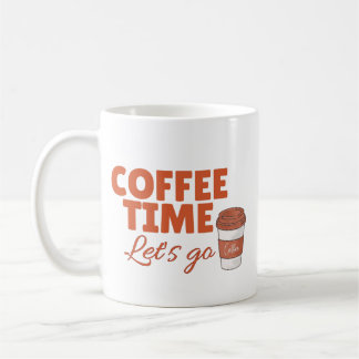 Taza divertida de café retro para amantes del café
