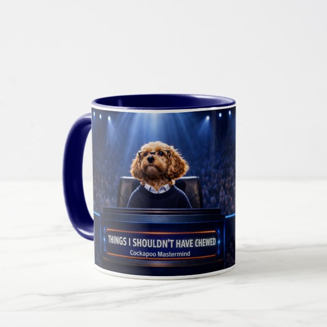 Taza Divertida de Cockapoo | Mi Cockapoo Se Lo Com (Anverso izquierdo)