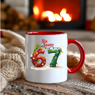 Taza divertida de cumpleaños de Navidad