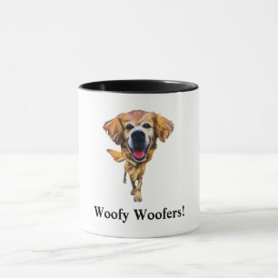 Taza divertida de Golden Retriever