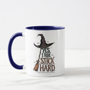 Taza divertida de Halloween de bruja - Sí, monto p