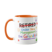Taza divertida de jubilación con nietos (personali