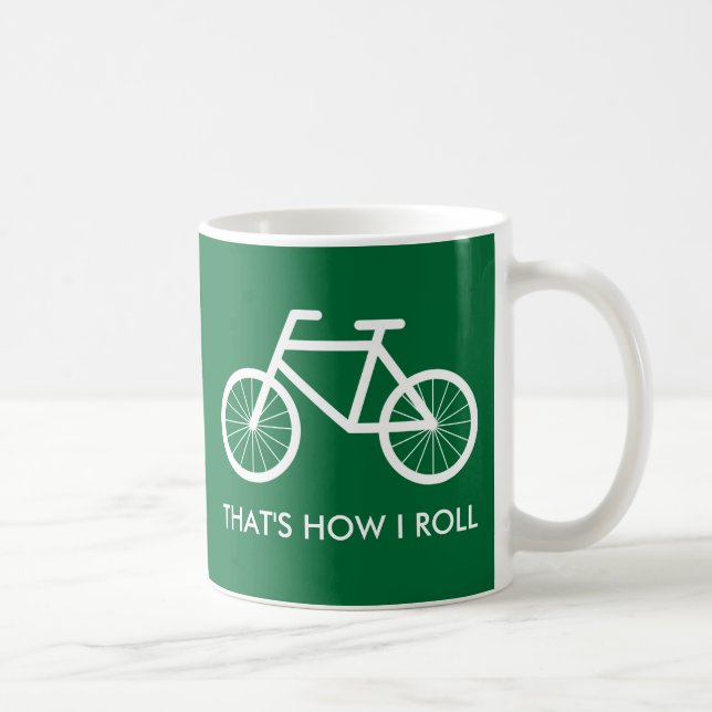 Taza divertida de la bicicleta para los (Derecha)